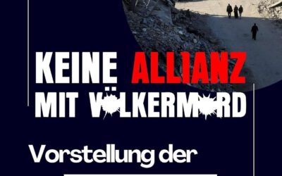 Das Kufiya-Netzwerk unterstützt die Kampagne „Keine ALLIANZ mit Völkermord“